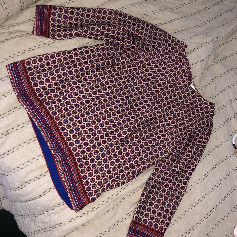 Boho patterned top
